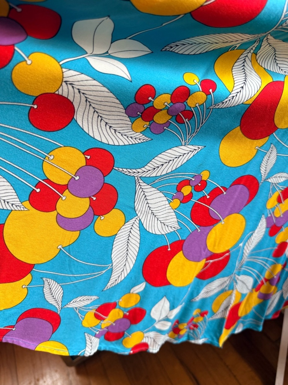 Trashy Diva cherry print Tutti Fruity swing dress. Colorful and cute! Size 18 - Picture 3 of 5